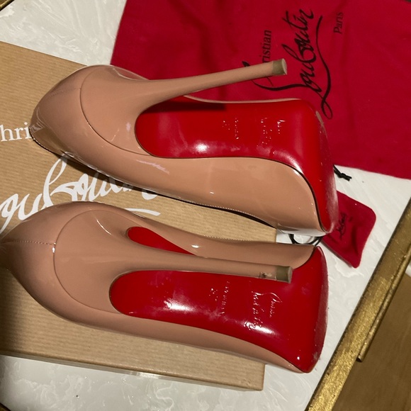 Christian Louboutin Beige Heels - Picture 8 of 9